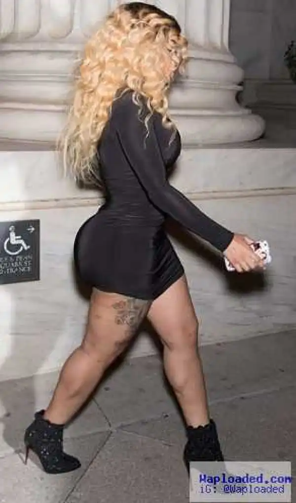 Photos: Blac Chyna Looks Sexy In All Black Ensemble
